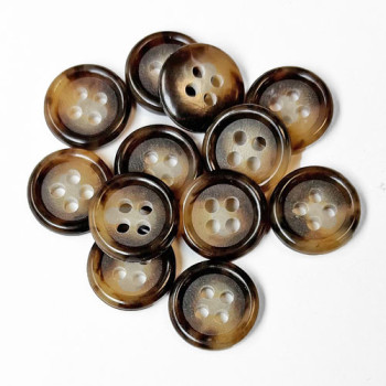 HP-62 - Horn-Look Pant Button, 5/8" - Priced per Dozen HP-62 - Horn-Look Pant Button, 5/8" - Priced per Dozen