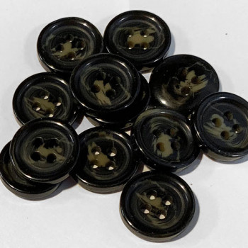 HS-515 Sport Shirt Black Button, 2 sizes - Sold by the Dozen 
