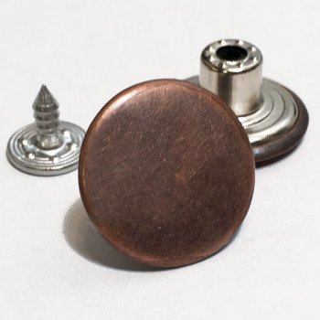 JB-09 - Jean Button, Antique Copper, 17mm - Sold by the Dozen