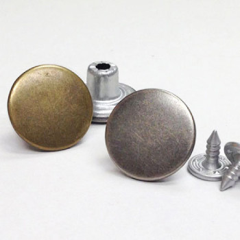 JB-10 - Jean Button, 17mm - 2 Colors, Sold by the Dozen