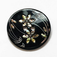 LS-1310-Floral Pattern Shell Button - 4 Sizes