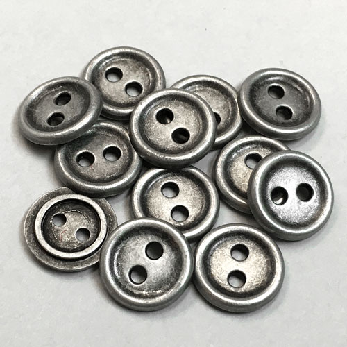 M-1272 - Metal 2-Hole Shirt Button