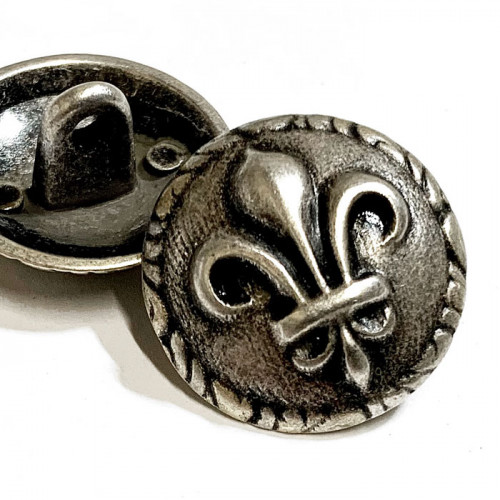M1878 Fleur de Lis Button, 13/16"