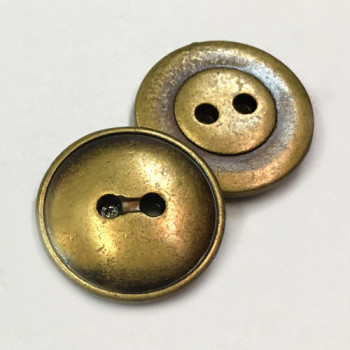 M-3984 - Metal 2-Hole Button, 13/16"