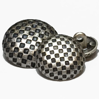 M-7811 Antique Silver Metal Fashion Button, 2 Sizes M-7811 Antique Silver Metal Fashion Button, 2 Sizes