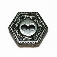 M-7842-Metal Fashion Button, 5/8"