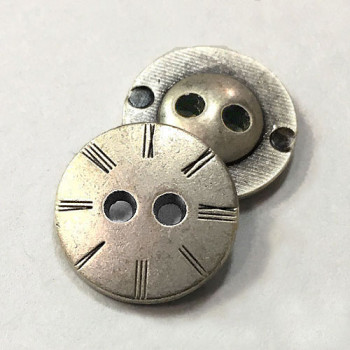 M-7848-Metal Fashion Button, 5/8" 