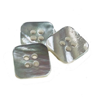 MP-440-Square Mother of Pearl Button, in 3 Sizes