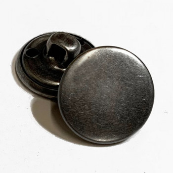 MTL-13  Antique Silver Button, 5/8 inch