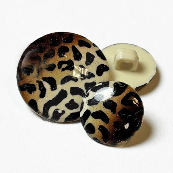 NV-0255 - Leopard Design Fashion Button, 2 Sizes NV-0255 - Leopard Design Fashion Button, 2 Sizes