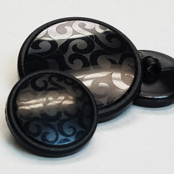 NV-1836 - Black Fashion Button - 4 Sizes NV-1836 - Black Fashion Button - 4 Sizes