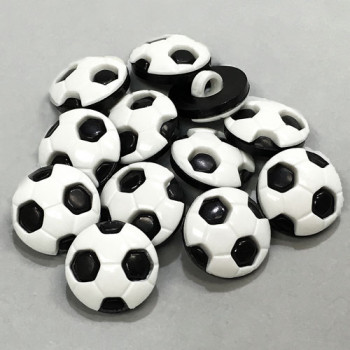 NV-4815-Soccer Ball Button, Sold by the Dozen 