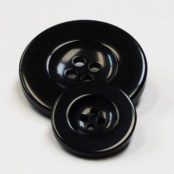 NV-1112-Black Fashion Button, 3 Sizes