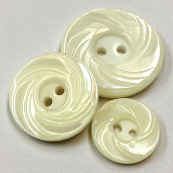 P-1260-Pearly Fashion Button, 2 Sizes 