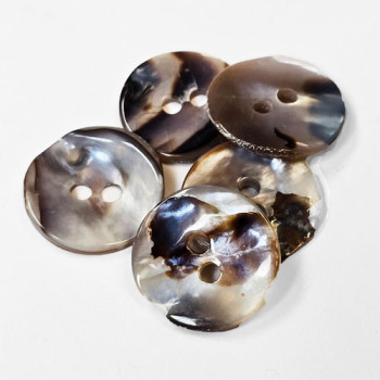 PSD-110 Dark Penshell Button - 4 Sizes, Sold by the Dozen