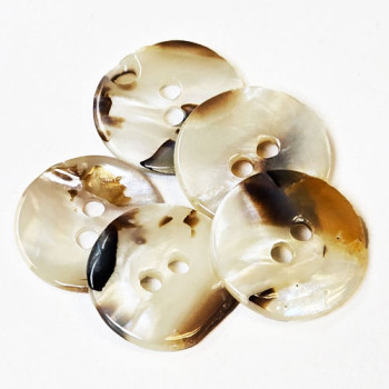 PSW-110 White Penhell Button - 4 Sizes, Sold by the Dozen