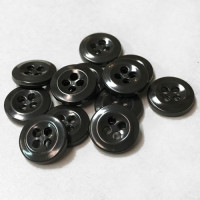 WBB-035 - Dark Grey Shirt or Uniform Button, Sold by the Dozen