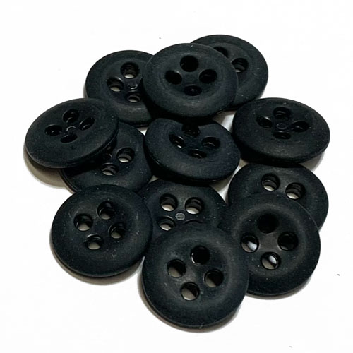 WBC-1905 Matte Navy Melamine Button, 14mm - Sold by the Dozen