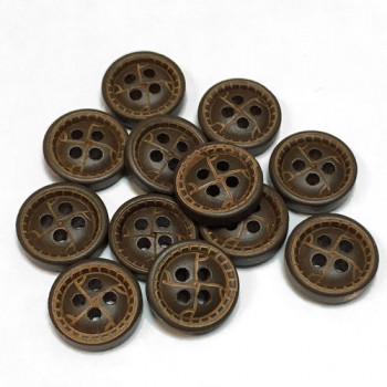 WD-99103 Brown Wood Shirt Button, Priced by the Dozen WD-99103 Brown Wood Shirt Button, Priced by the Dozen
